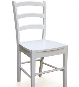Turime, balta medinė kėdė Loreta kaina | Būsto Pasaulis