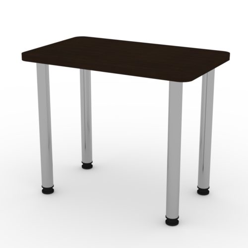 Baltas stalas su metalinėmis kojomis | Būsto Pasaulis