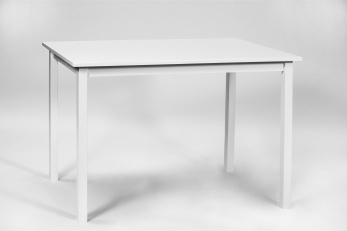 Baltas stalas Rosella 110*75cm | Būsto Pasaulis